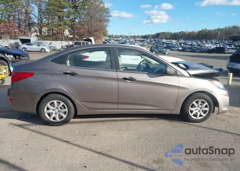 2012 Hyundai Accent Gls from USA, damaged, VIN KMHCT4AEXCU114957
